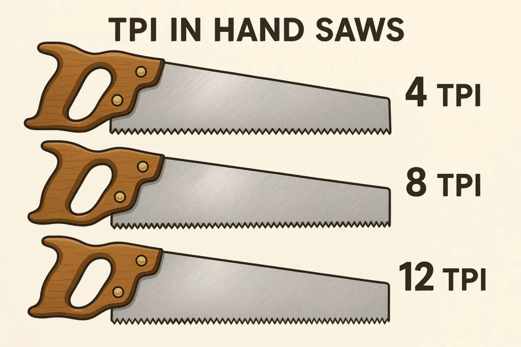 Tooth Count (TPI) and Shape