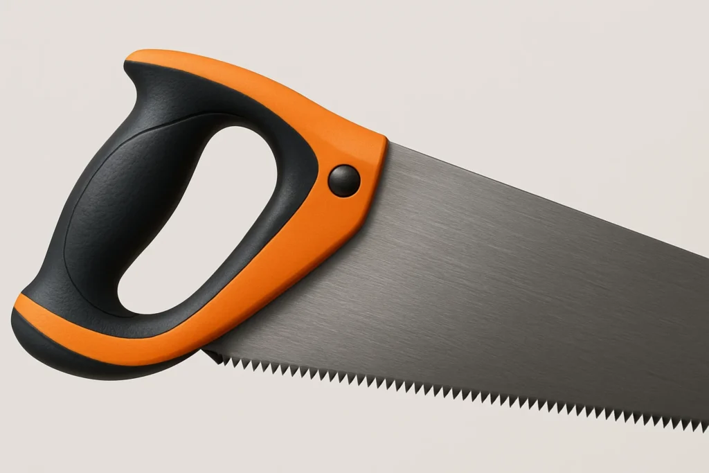 hand saw closeup